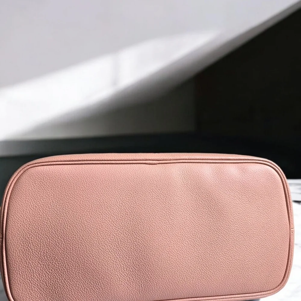 LV Empreinte Monogram Neverfull MM Trianon Pink Cream